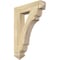 Ekena Millwork Olympic Arts & Crafts Rough Sawn Bracket, Douglas Fir, 4"W x 20"D x 28"H BKT04X20X28OLY03RDF - alternate 1